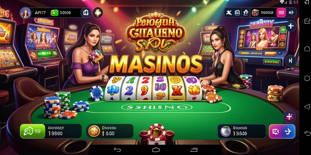 Tampilan gameplay Kasino yang menarik dan interaktif di API77.