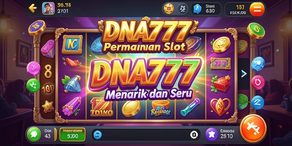 Menampilkan gameplay seru dari permainan slot DNA777.