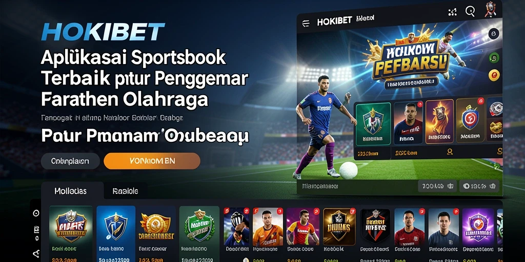 Tampilan menarik dari HOKIBET yang menunjukkan interaksi taruhan olahraga.
