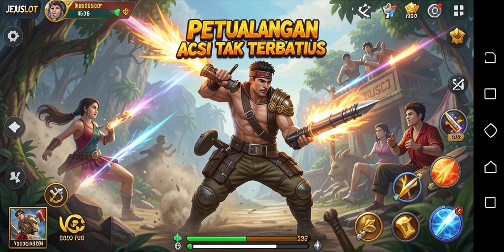 Tampilan gameplay seru dan menegangkan di JEJUSLOT.