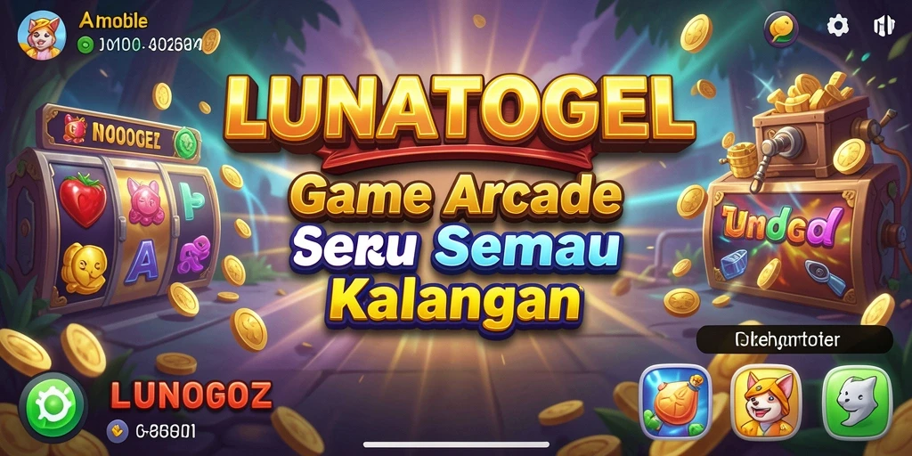 Tampilan gameplay <strong>LUNATOGEL</strong> yang penuh warna dan menantang.