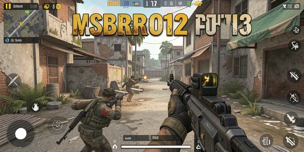 Gameplay seru dalam <strong>MASBRO12</strong> dengan aksi tembak-menembak yang menegangkan.