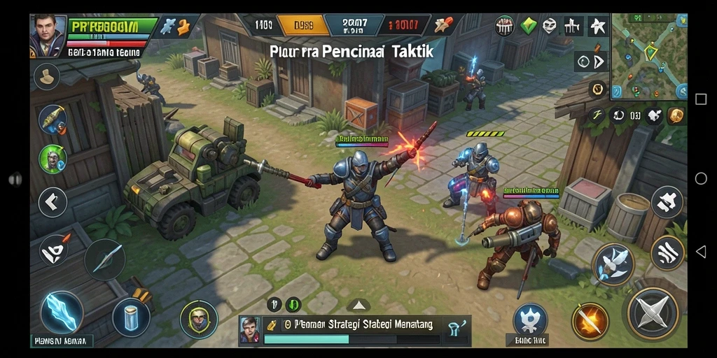 Tangkapan layar PRG007 menampilkan momen gameplay strategi yang mendebarkan.