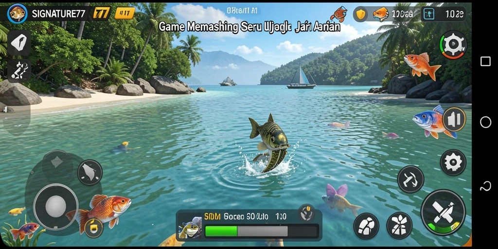 Tangkapan ikan besar dalam gameplay SIGNATURE77 yang seru.