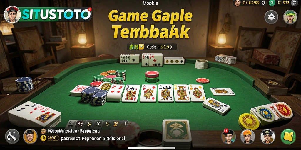Screenshot gameplay Gaple yang mengasyikkan di SITUSTOTO.