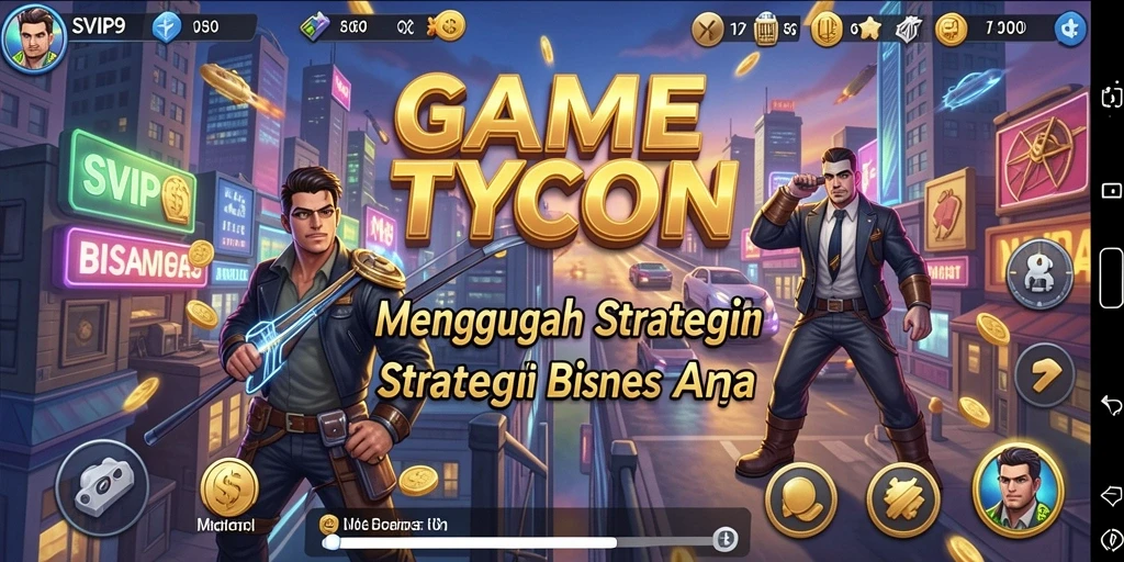 Gameplay SVIP9 yang menarik dan penuh strategi Tycoon.