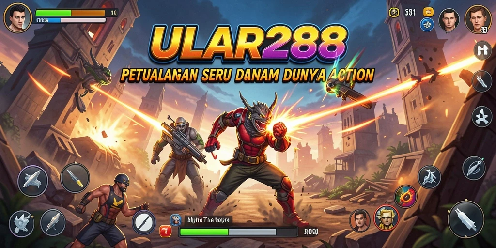 Tampilan gameplay menarik dari ULAR288 dengan aksi seru.
